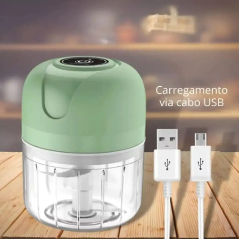 Mini Processador Elétrico 250ml – USB