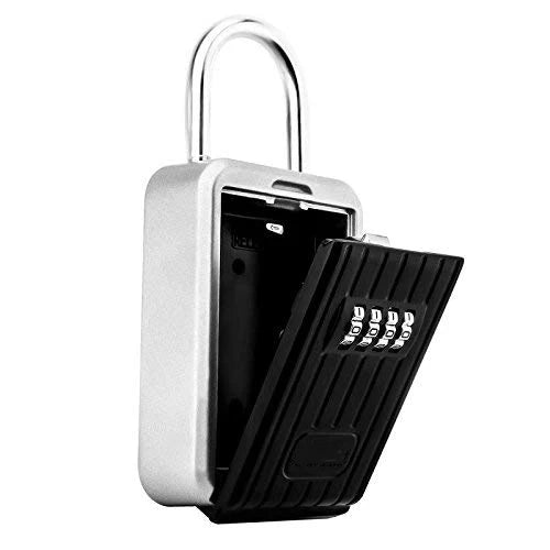 SURF LOCK Titan Aluminium - Tam. G – KIT Cadeado + Capa prova d' Água – Para carros, casas e apartamentos.