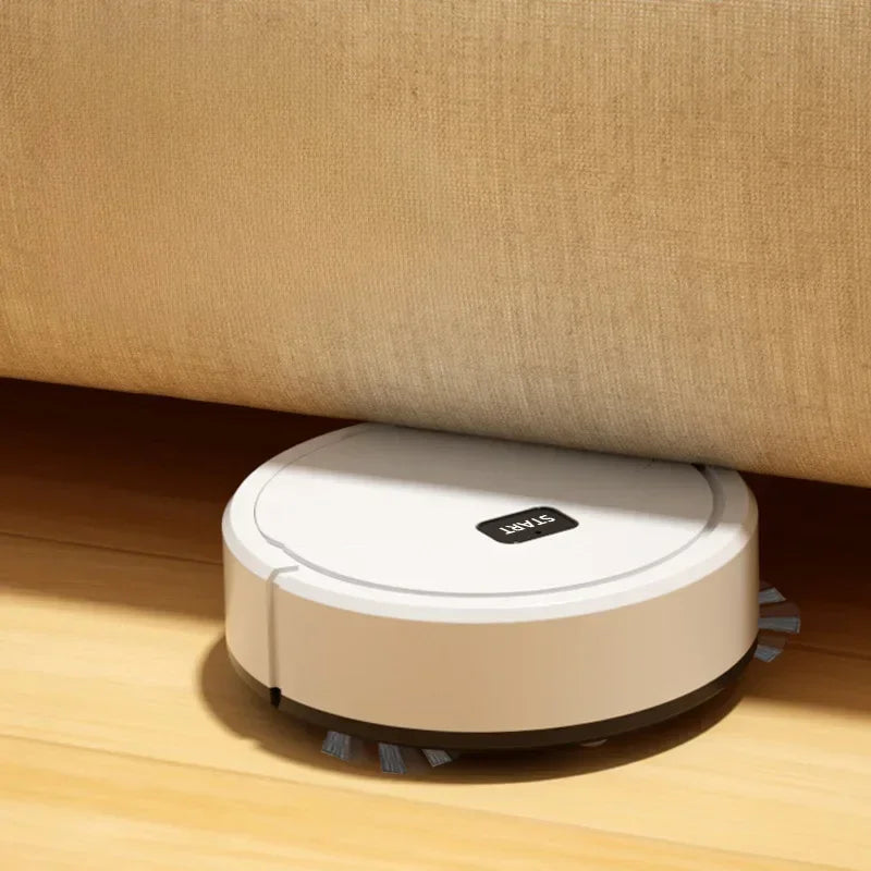 Mini Aspirador Robô Smart 3 em 1 - Varre, Aspira e Limpa